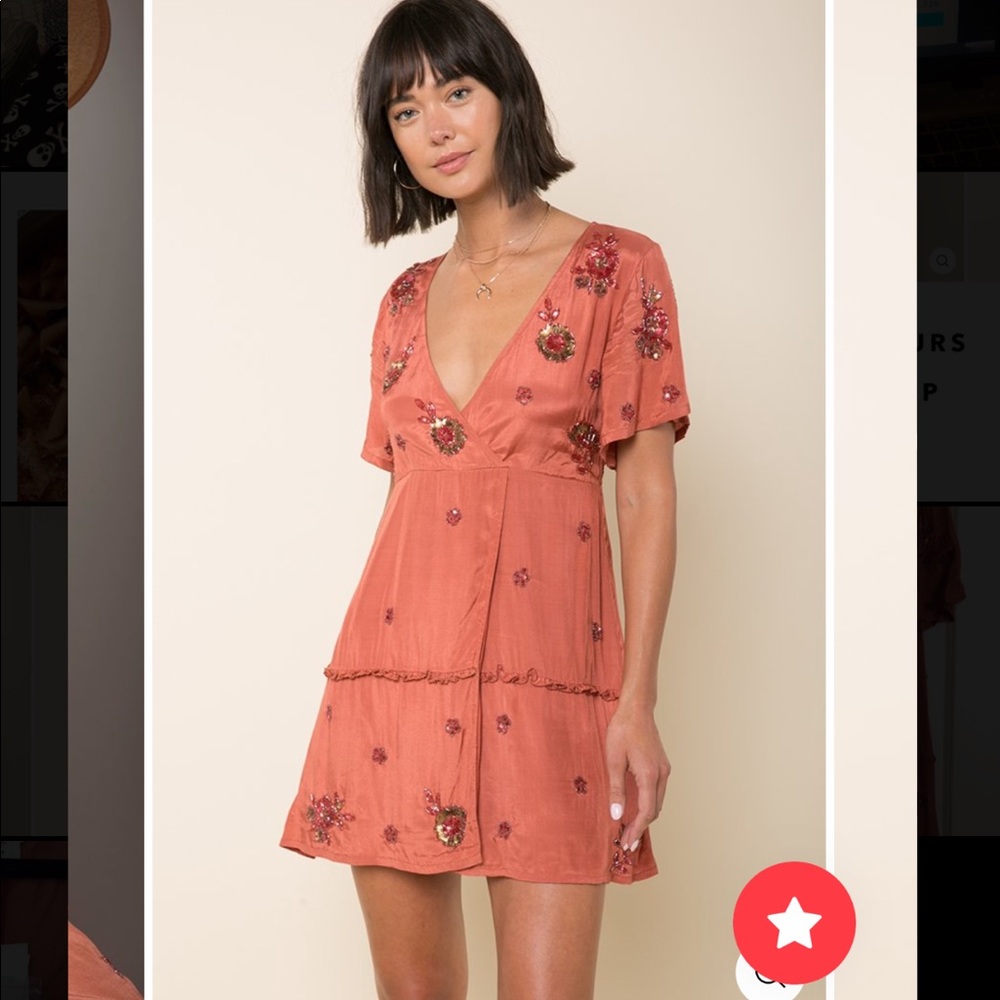 RAGA Forever Yours Short Wrap Dress